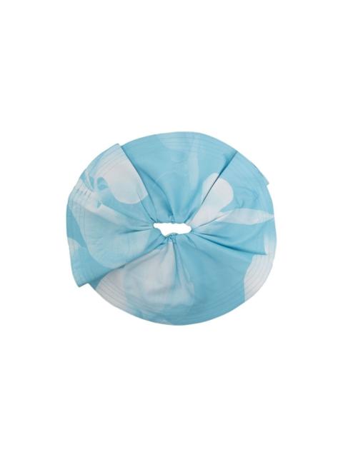 large patterned scrunchie