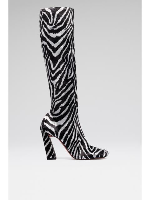 MARINE STRETCH BOOT STRETCH ZEBRA VELVET