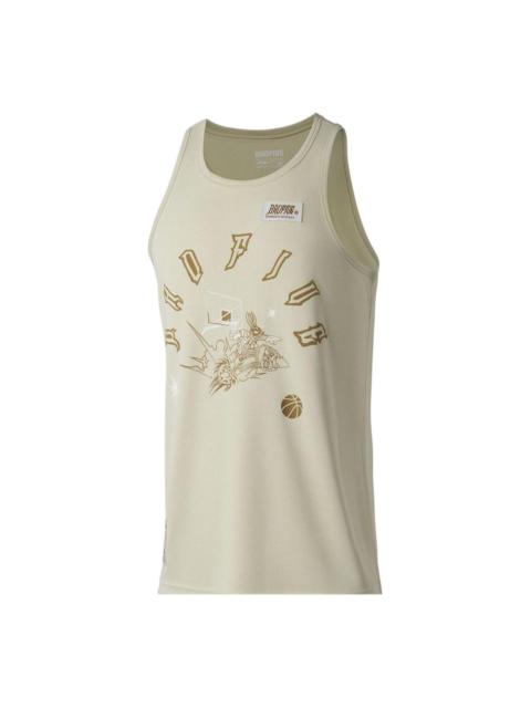 Li-Ning BadFive Cartoon Graphic Basketball Jersey 'Light Brown' AAYT009-2