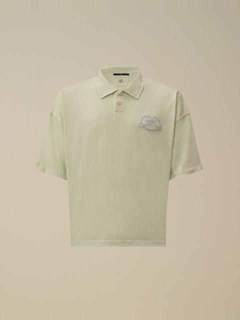 20/1 Jersey Short Sleeve Boxy Logo Polo