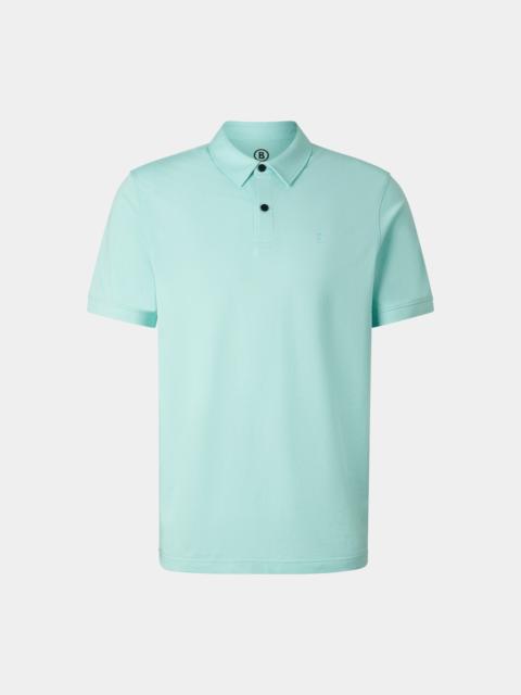 Timo polo shirt in Cyan-blue