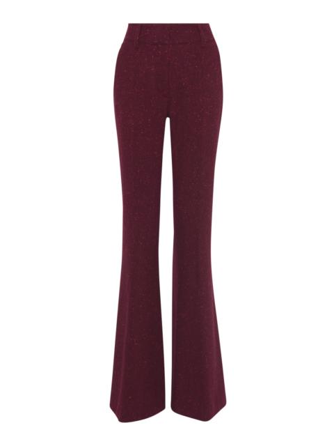 Rhein Flare Pant in Bordeaux Speckled Cashmere