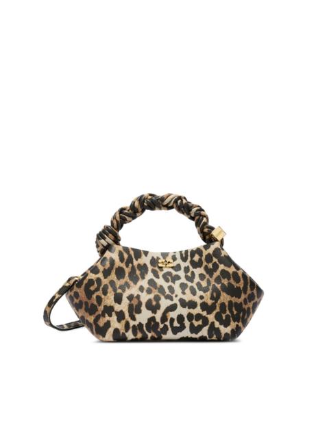 small Bou leopard-print twisted-handle crossbody bag