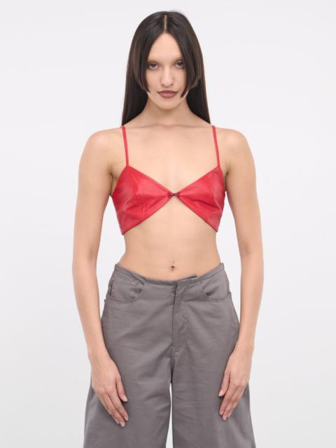Leather Bra