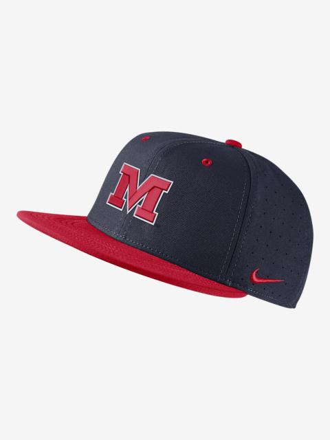 Ole Miss Nike College Fitted Baseball Hat
