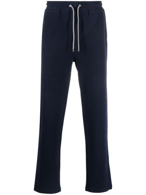straight-leg drawstring track pants