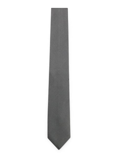 PURE-SILK TIE WITH MICRO PATTERN