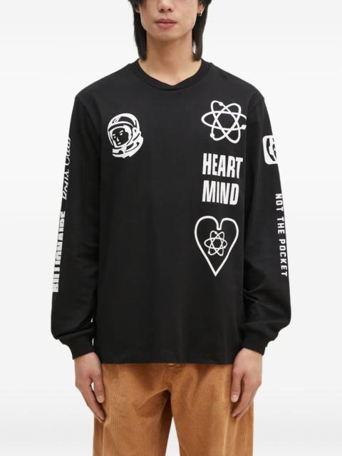 logo-print long-sleeved T-shirt