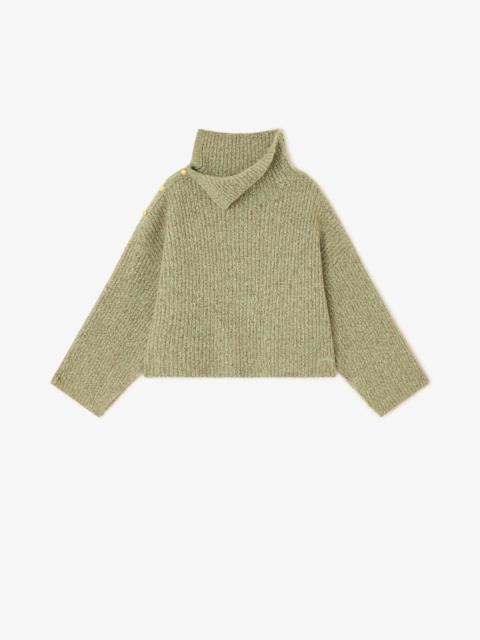 GREEN MOHAIR SWEATER