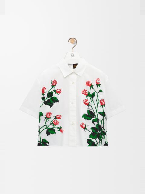 Short sleeve shirt in cotton