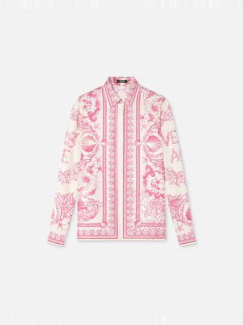 Underwater Barocco Silk Shirt