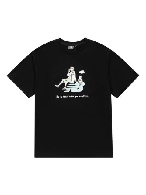 New Balance x PK Graphic Tee 'Black White' 5ED26011-BK