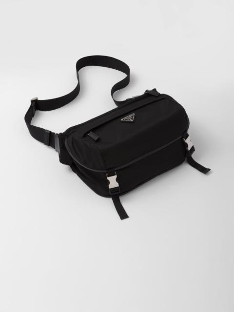 Re-Nylon and Saffiano leather shoulder bag