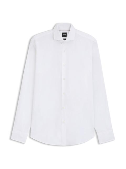 REGULAR-FIT SHIRT IN STRETCH-COTTON TWILL