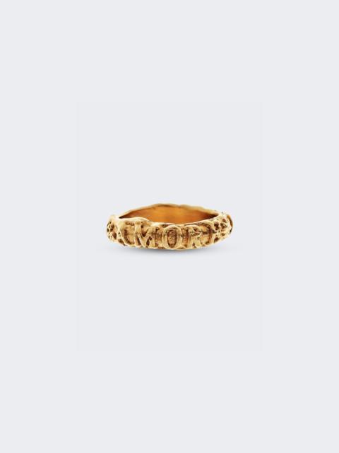 The Amore Ring 24k Gold Plated Sterling Silver