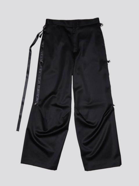 ARTICULATED TUXEDO TROUSER - BLACK