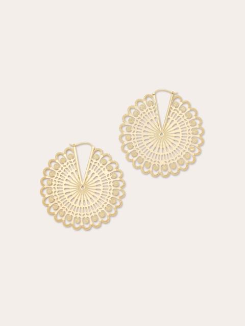 Diya Scalloped Earrings