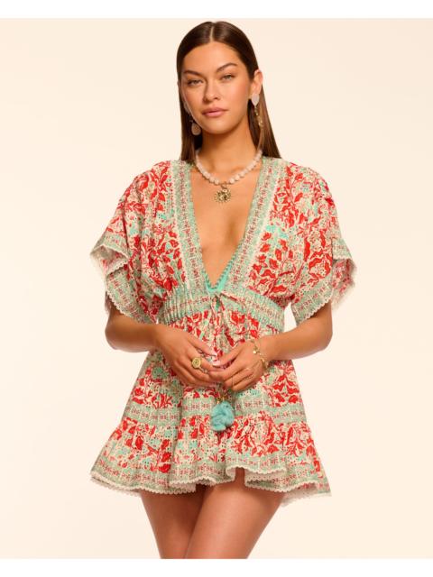 Margo Eyelet Coverup Mini Dress