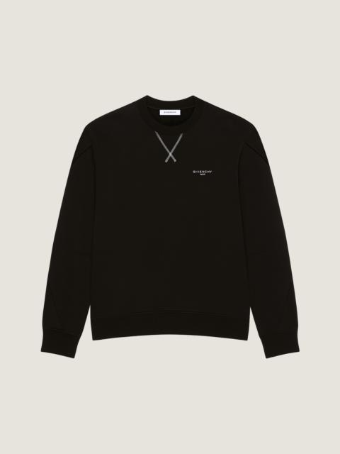 COUTURE SEAM SWEATSHIRT IN FLEECE WITH GIVENCHY PARIS