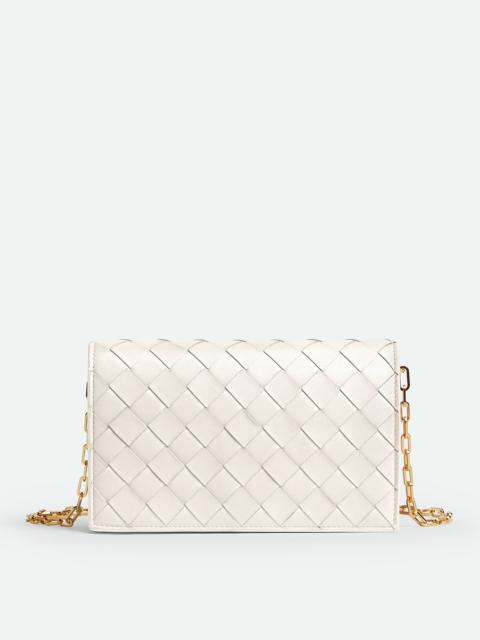 intrecciato mini bag on chain