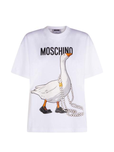 goose-print T-shirt