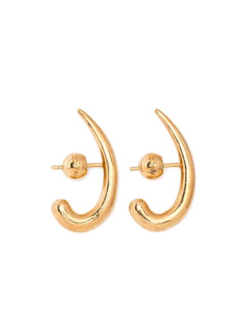curved earrings