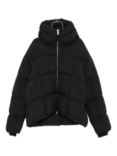 quilted hooded jacket