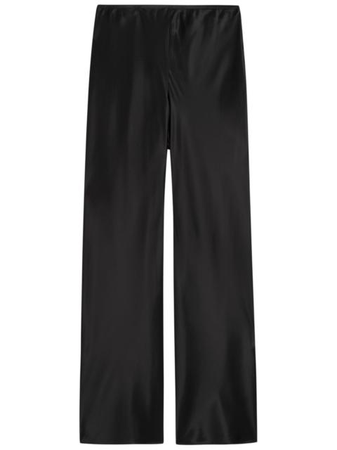 Reformation Gale Straight-leg Satin Trousers