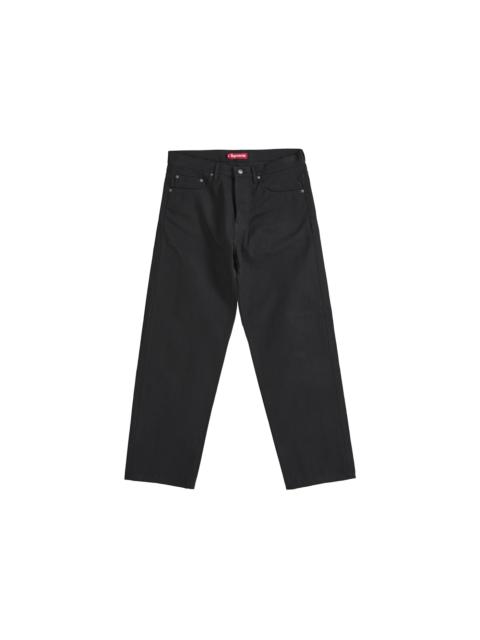 Supreme Rigid Loose Fit Selvedge Jean Rigid Black