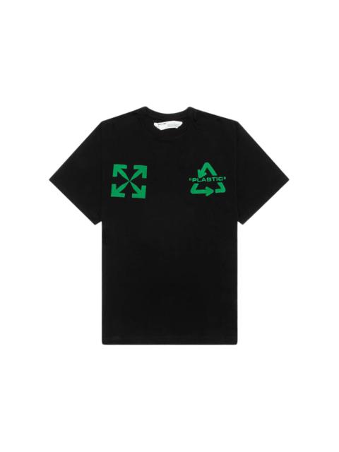 OFF-WHITE Oversized Fit Universal Key T-Shirt Black/Green