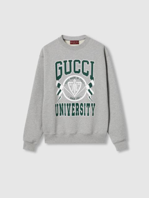 Cotton jersey printed sweatshirt