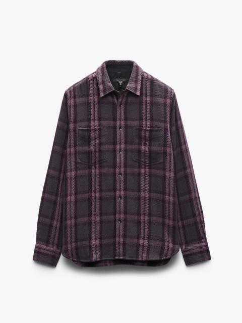 Plaid Twill CPO Overshirt
