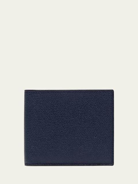 Men's Leather V-Cut Bifold Wallet