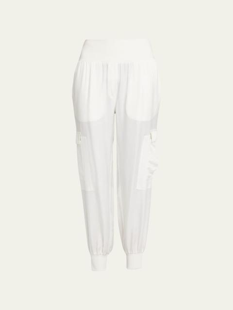Tous Les Jours Giles Satin Jogger Pants