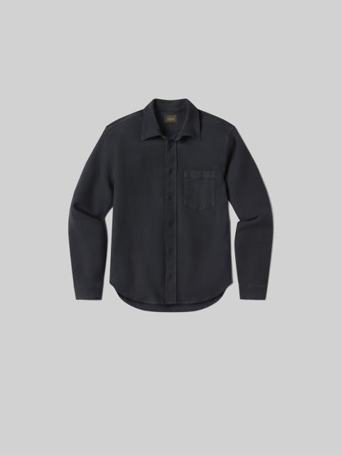 Luca Bucket Dye Shirt French Terry
In Washed Black