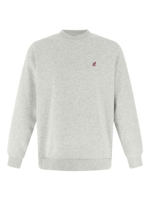embroidered crew-neck sweatshirt