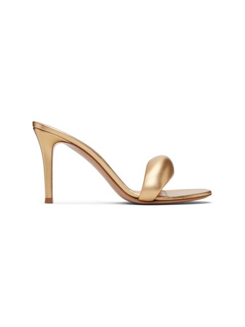 Gold Bijoux Mule 85 Heeled Sandals