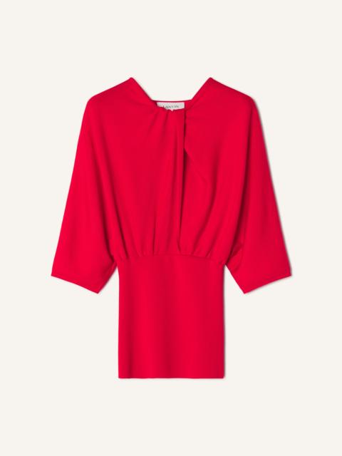 MERINO WOOL SWEATER WITH BOW DETAIL