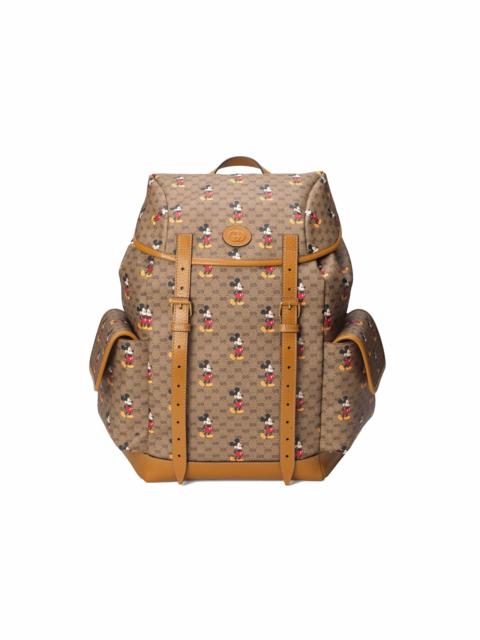 Gucci x Disney Backpack Mini GG Supreme Mickey Mouse Medium Beige