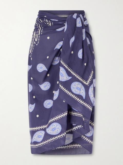 Vibrant Horizons Printed Cotton Pareo