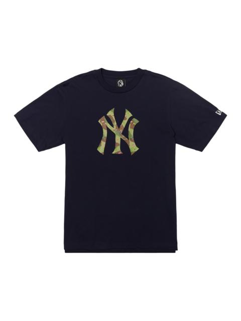 NY YANKEES SPACE CAMO LOGO TEE