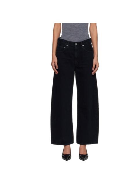 Black Low Curve Crop Jeans