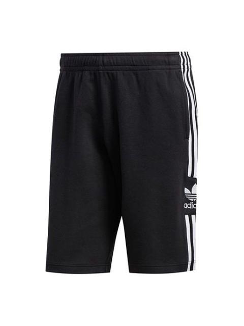 adidas originals Lockup Lng Short Side Stripe Sports Shorts Black FM9878