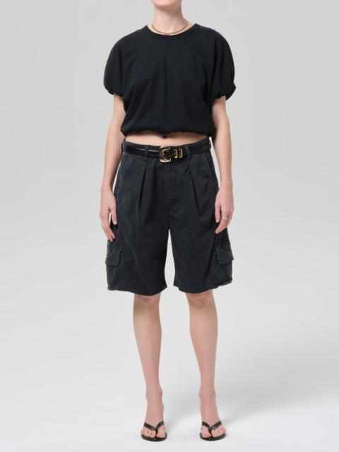 Gia Bubble Tee
In Washed Black