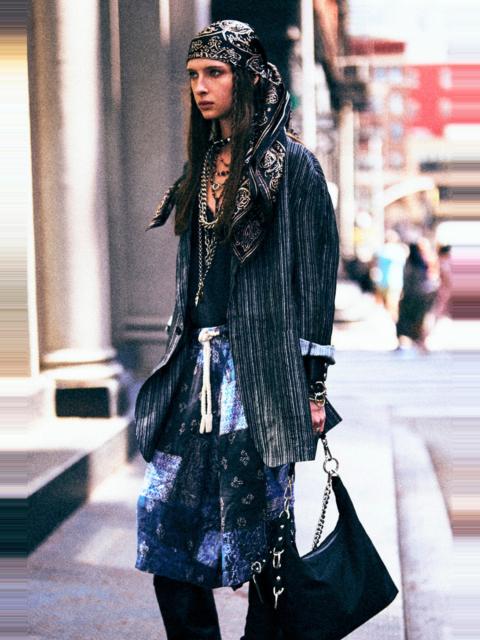 ELONGATED OVERSIZED RAGGED BLAZER