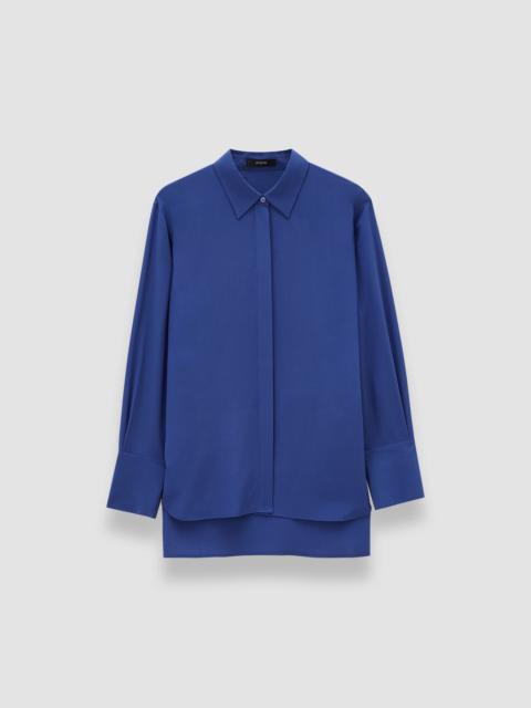 Bold Crepe de Soie Silk Blouse
