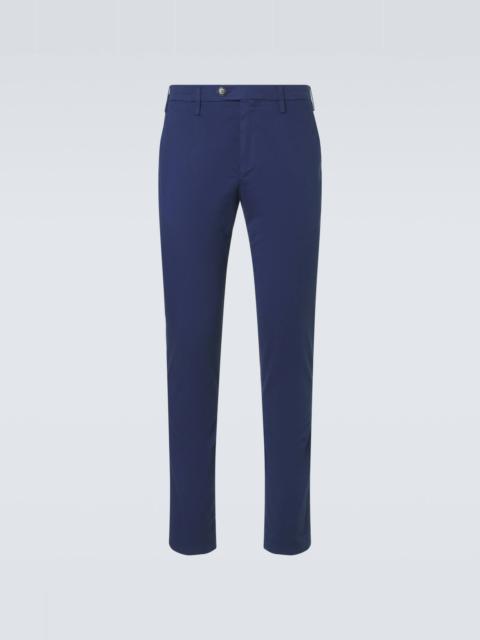 Cotton straight chinos