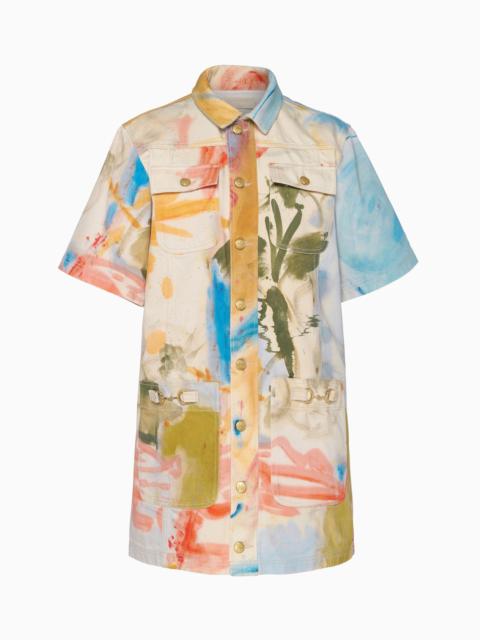 The Painters Denim Mini Dress