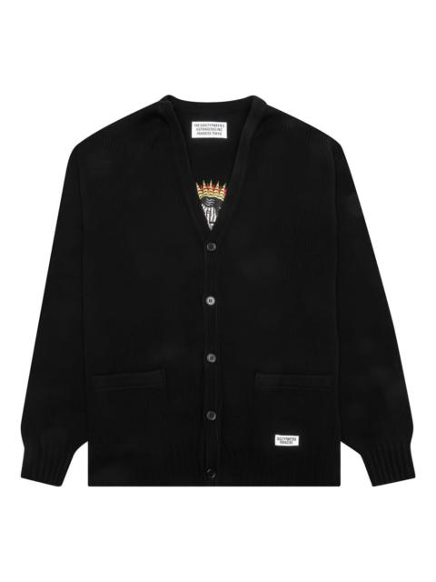 patch-pocket cardigan