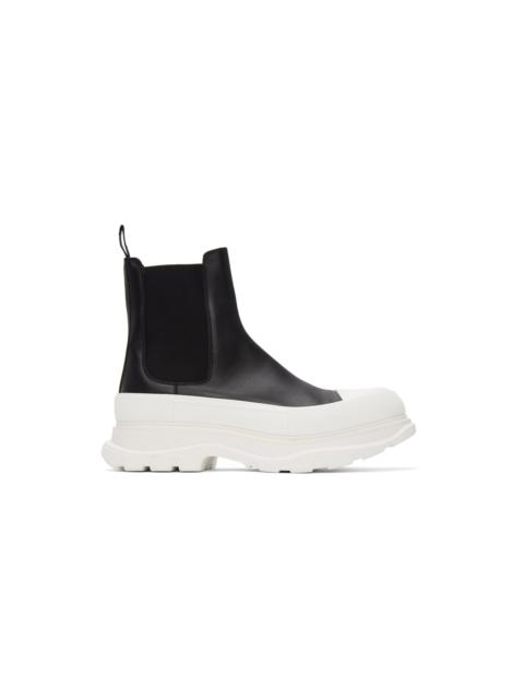 Alexander McQueen Black Tread Slick Chelsea Boots | REVERSIBLE display picture 1